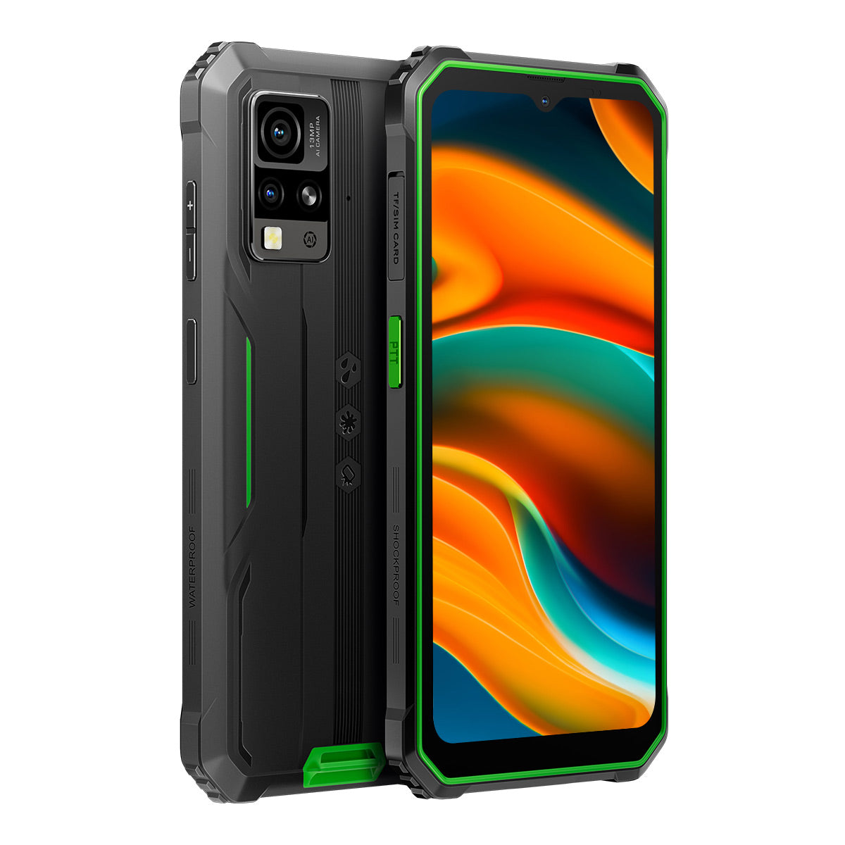 Blackview BV4800 - Smartphone Robusto com Ecrã HD+ de 6,56"; 3GB+64GB; Processador Quad-core MediaTek Helio A22; Câmara de 5MP+13MP; Bateria de 5180mAh