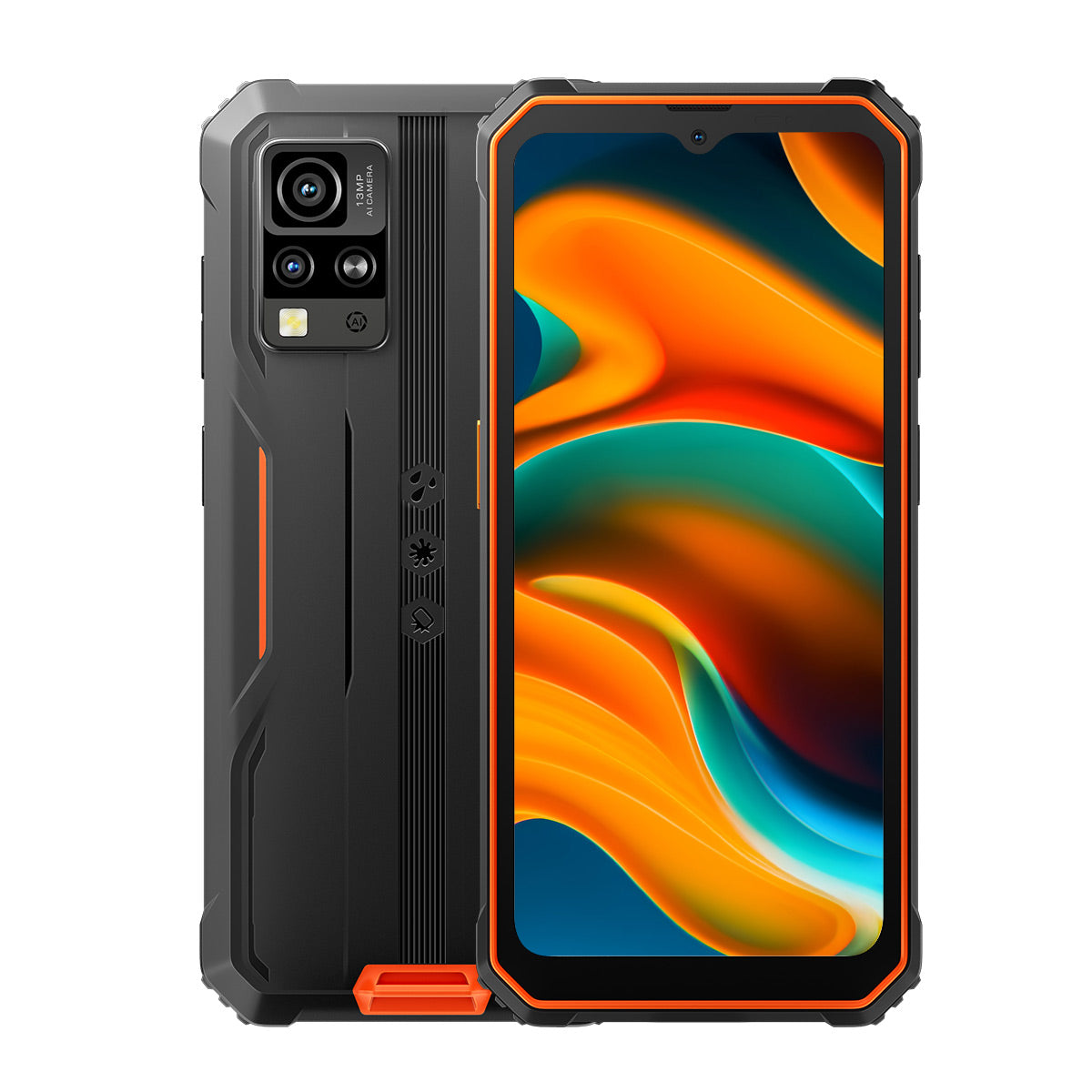 Blackview BV4800 - Smartphone Robusto com Ecrã HD+ de 6,56"; 3GB+64GB; Processador Quad-core MediaTek Helio A22; Câmara de 5MP+13MP; Bateria de 5180mAh