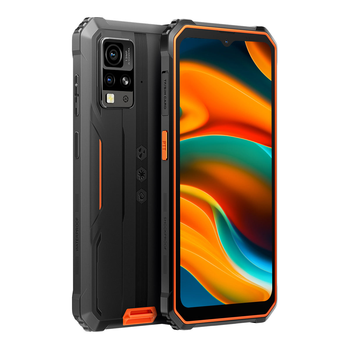 Blackview BV4800 - Smartphone Robusto com Ecrã HD+ de 6,56"; 3GB+64GB; Processador Quad-core MediaTek Helio A22; Câmara de 5MP+13MP; Bateria de 5180mAh