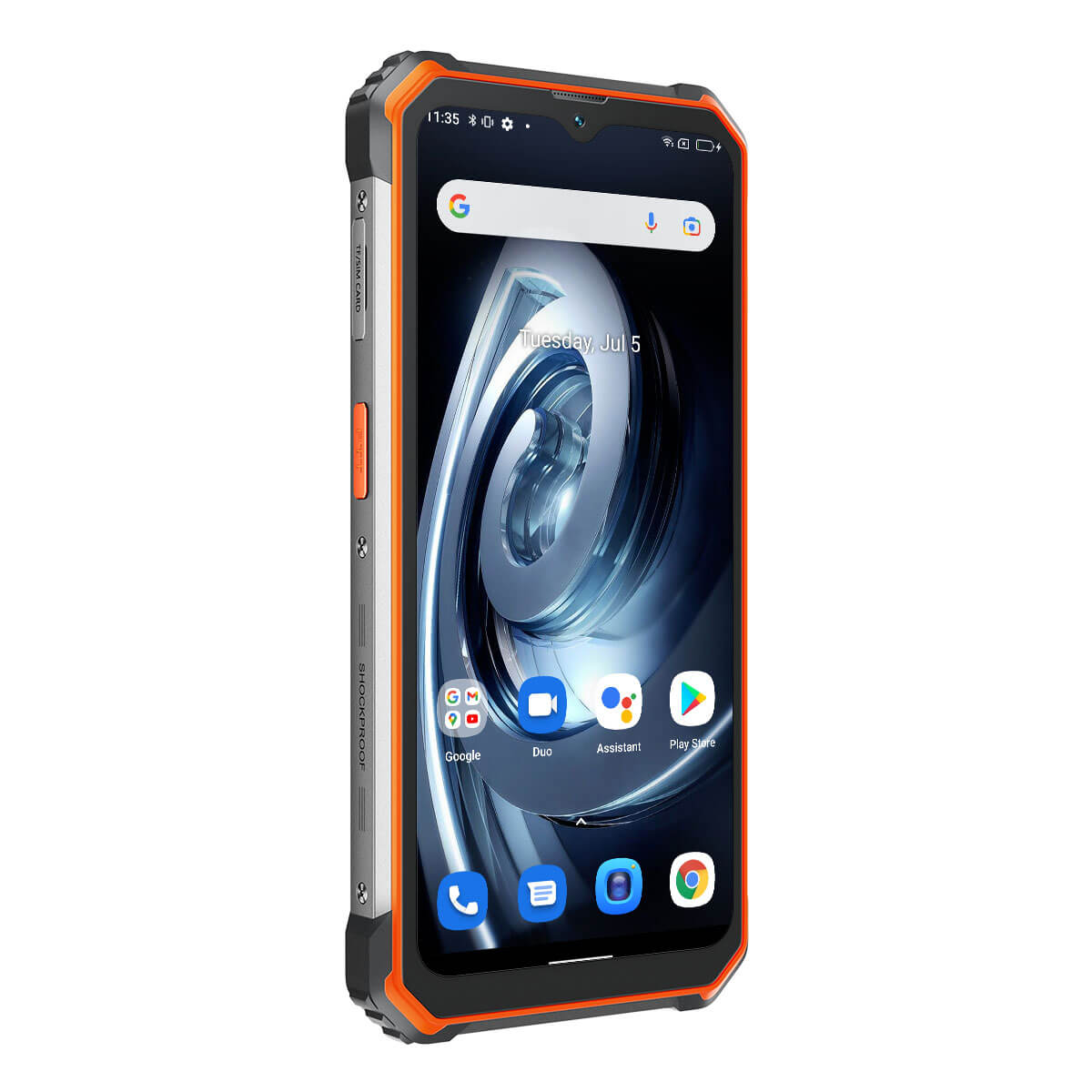 Blackview BV7100 - Smartphone Robusto com Ecrã FHD+ de 6,58"; 4GB+128GB; Processador Octa-core MediaTek Helio G85; Câmara de 8MP+12MP; Bateria de 13000mAh