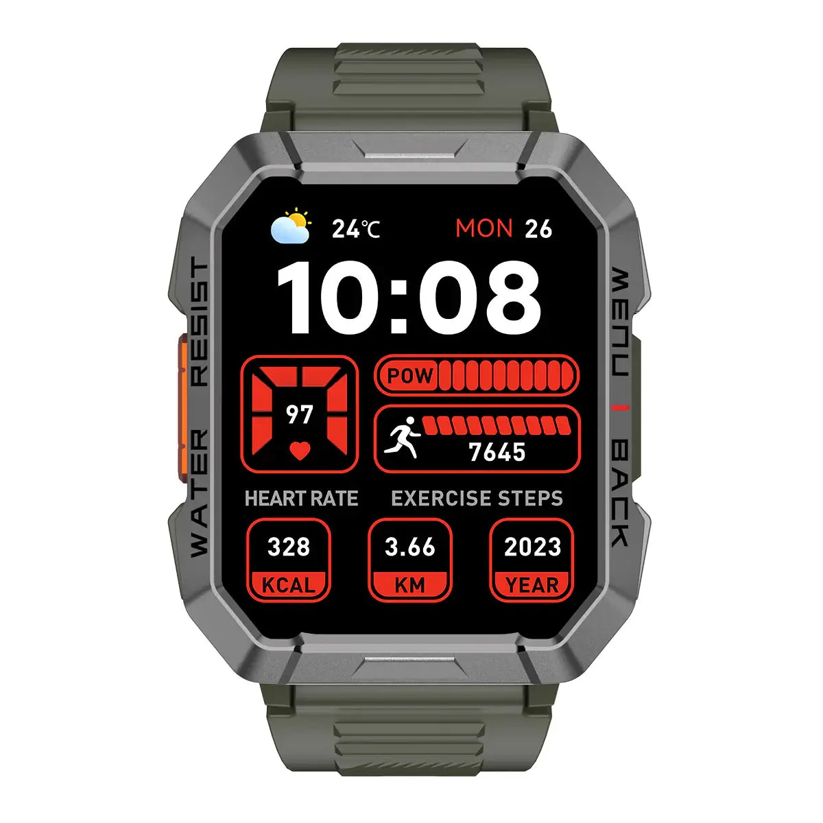 Blackview Smartwatch W60 - Relógio Inteligente com Ecrã de 2"; Lanterna LED; Bateria de 900mAh