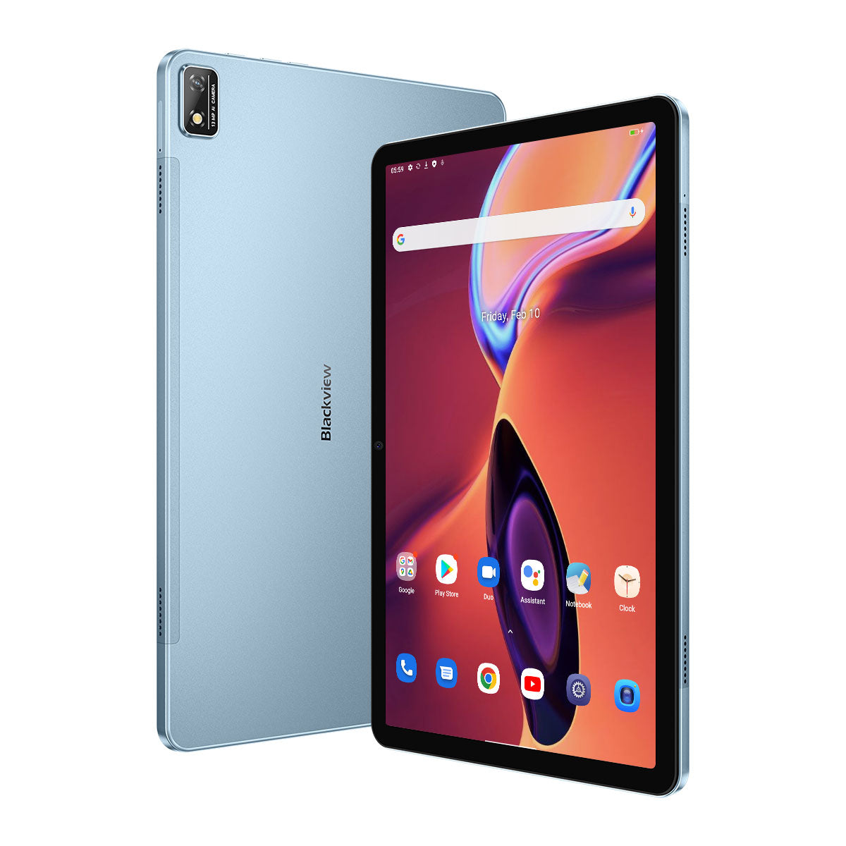 Blackview Tab 16 - Tablet com Ecrã FHD+ de 11"; 8GB+256GB; Processador Octa-core Unisoc T616; Câmara de 13MP+8MP; Bateria de 7680mAh