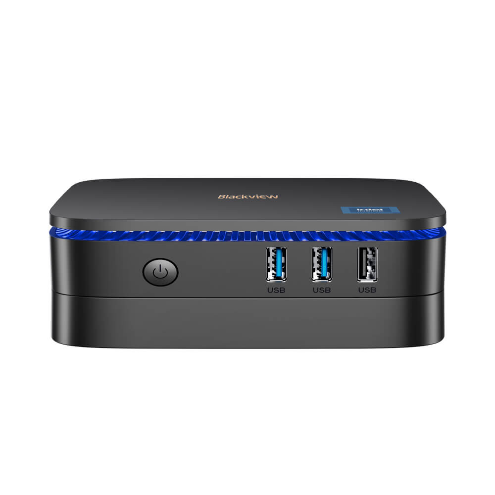 Blackview MP60 - Mini PC com Processador Intel Celeron N5095 16GB+512GB/1TB Windows 11 Pro 4K UHD HDMI