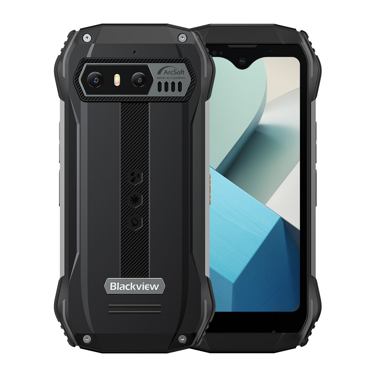 Blackview N6000 - Ecrã de 4,3 Polegadas MediaTek Helio G99 8GB+256GB Câmera de 48MP Smartphone Robusto 4G
