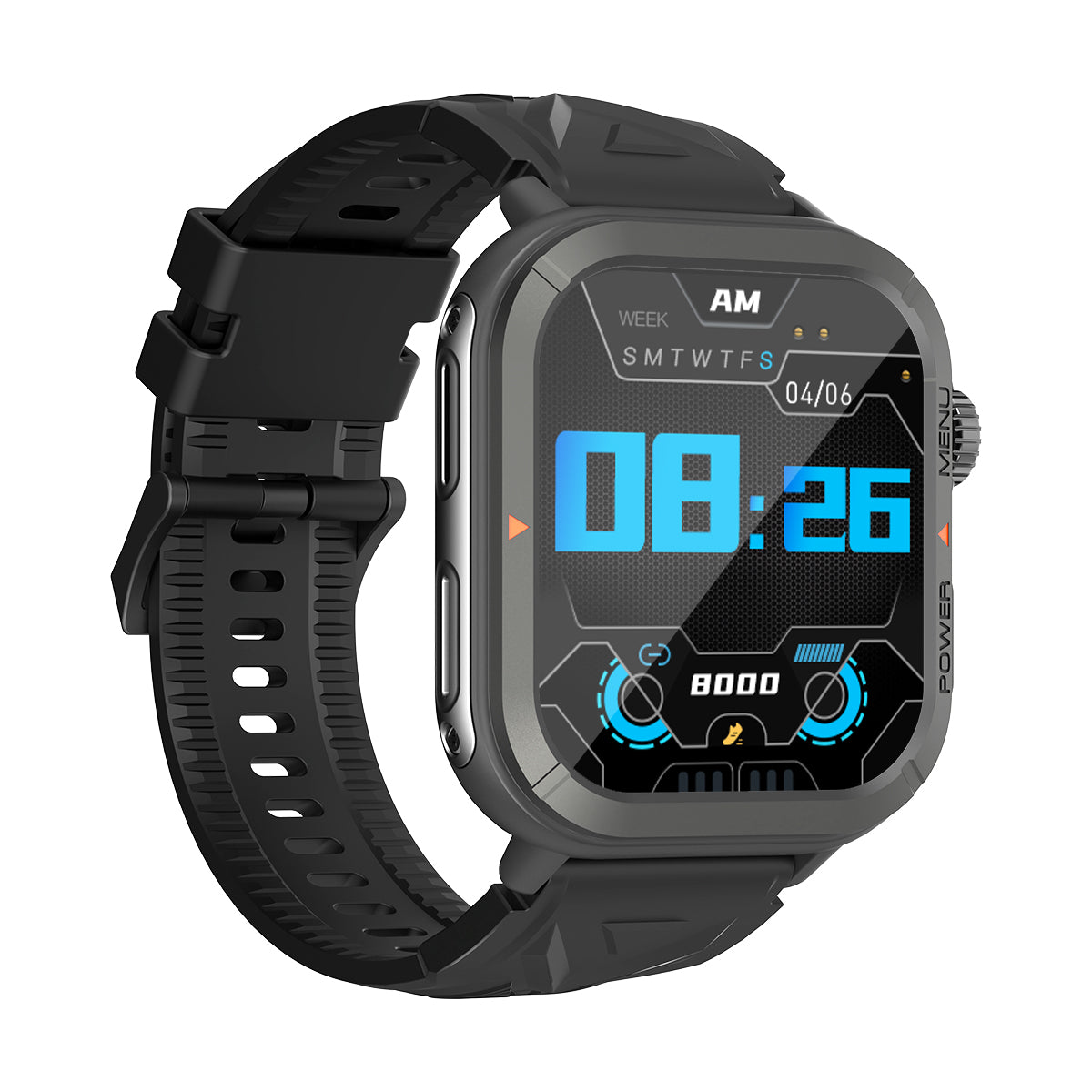 Blackview Smartwatch W30 - Relógio inteligente de 1,91" com assistente vocal para chamadas Bluetooth e IP68 à prova de água até 10 metros