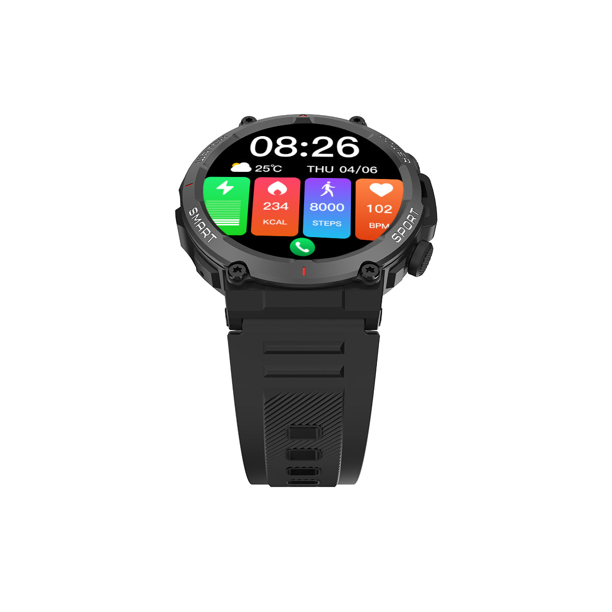Blackview Smartwatch W50 - Relógio inteligente de 1,39" com assistente vocal para chamadas Bluetooth e IP68 à prova de água até 10 metros