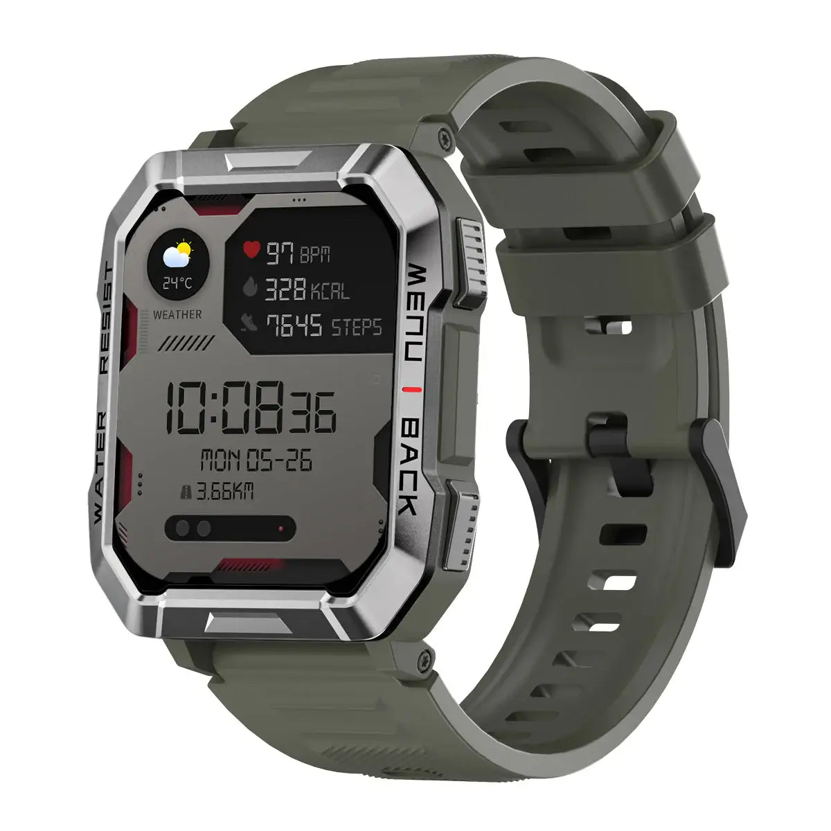 Blackview Smartwatch W60 - Relógio Inteligente com Ecrã de 2"; Lanterna LED; Bateria de 900mAh