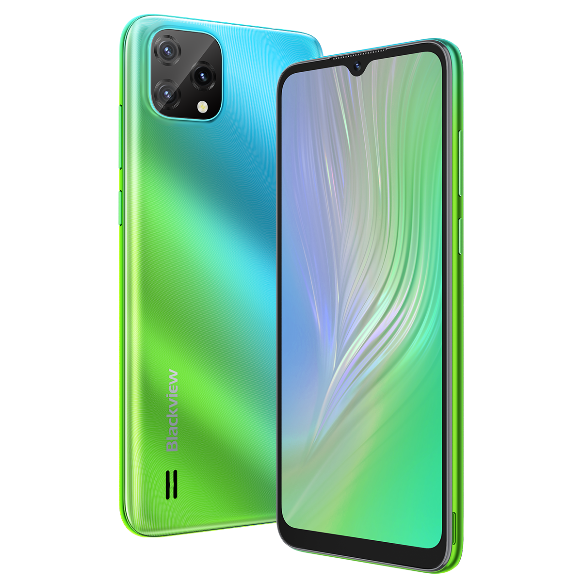 Blackview A55 - Smartphone com Ecrã HD+ de 6,5"; 3GB+16GB; Processador Quad-core Mediatek MT6761V Helio A22; Câmara de 5MP+8MP; Bateria de 4780mAh
