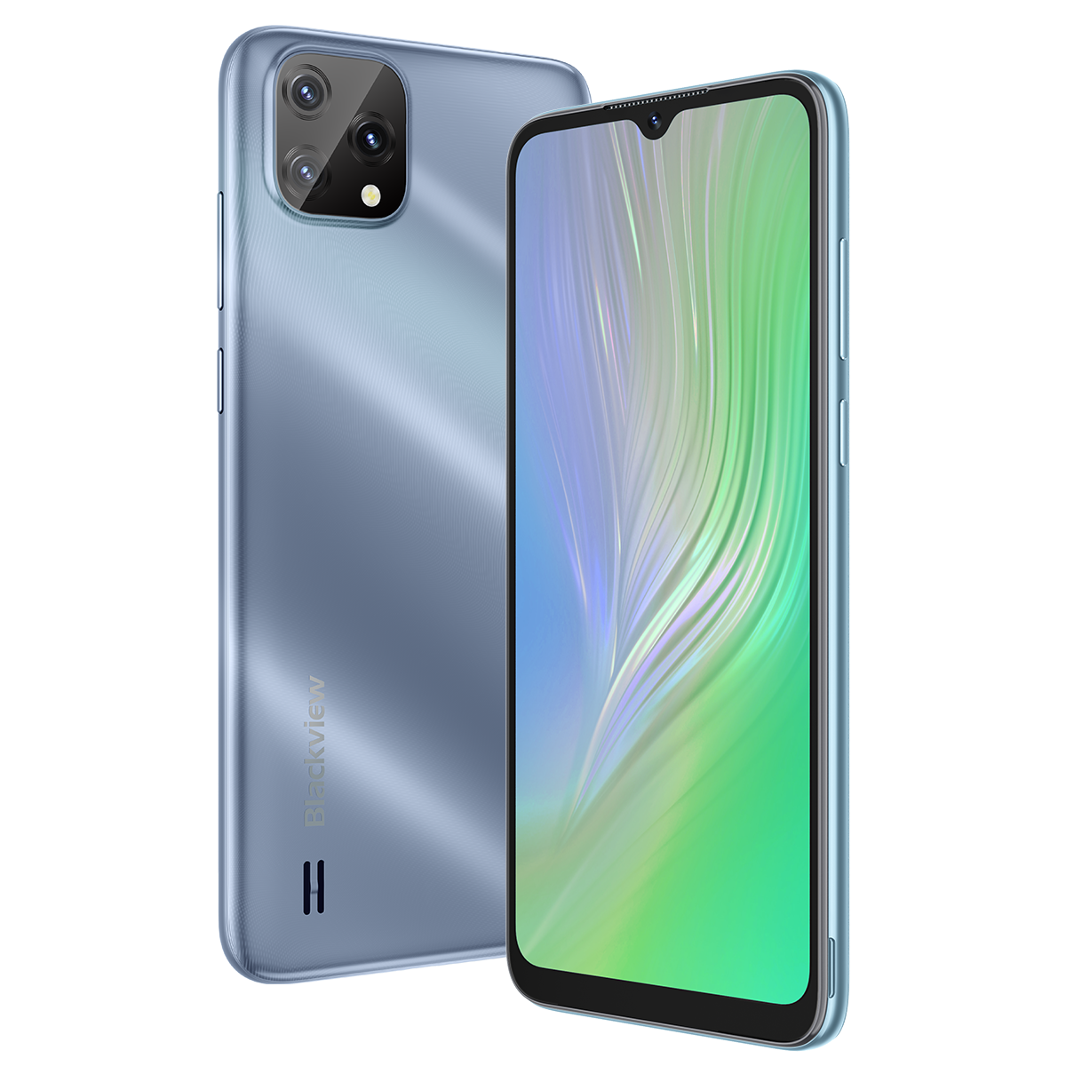 Blackview A55 - Smartphone com Ecrã HD+ de 6,5"; 3GB+16GB; Processador Quad-core Mediatek MT6761V Helio A22; Câmara de 5MP+8MP; Bateria de 4780mAh